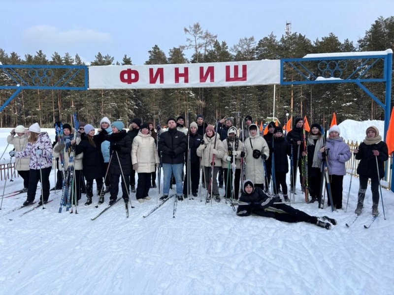 Студенты Полевского филиала приняли участие в спортивно-массовом мероприятии "Декада лыжного спорта 2024"